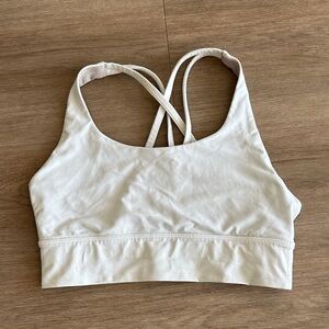 Lululemon Athletica White Sports Bra